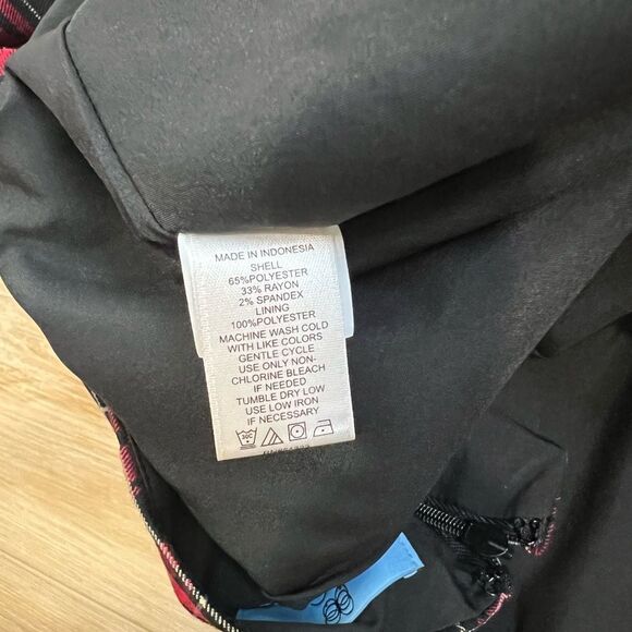 CECE Glamour Melody Plus Size Plaid Skirt - Picture 5 of 13